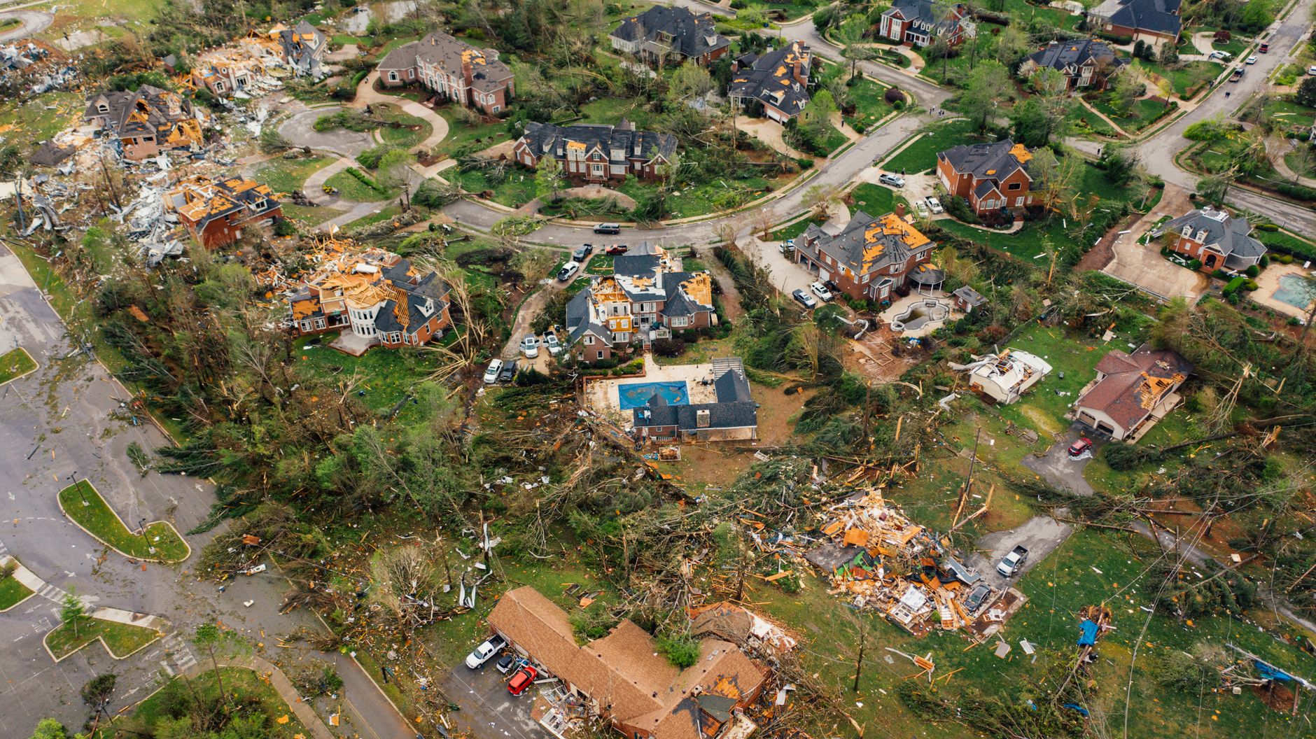 storm aftermath tornadoes